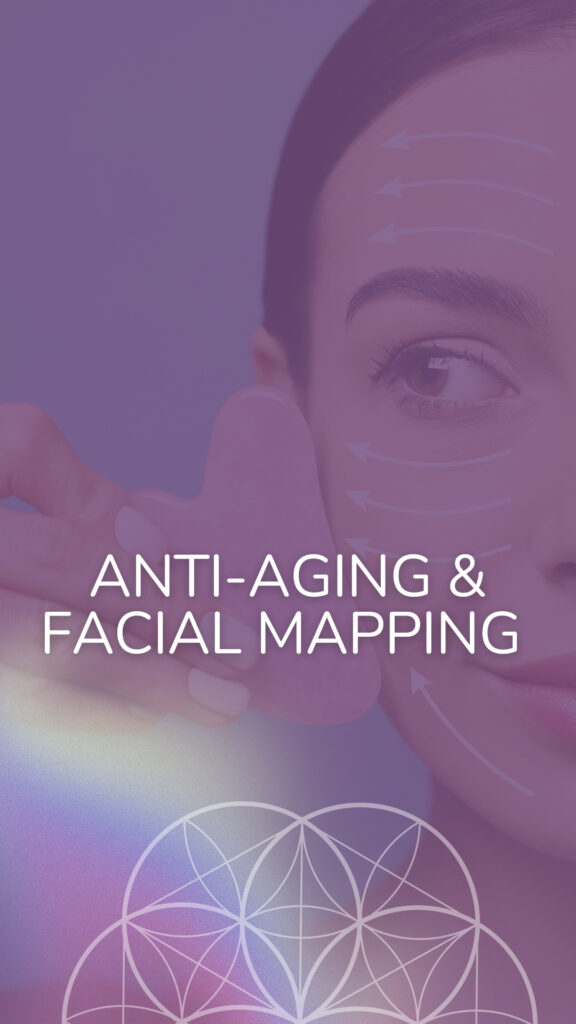 Anti-aging and face mapping. Gua Sha tool. Garnet Moon Denver.