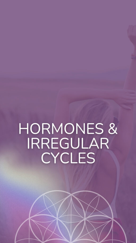 Hormones and irregular cycles. Garnet Moon Denver.